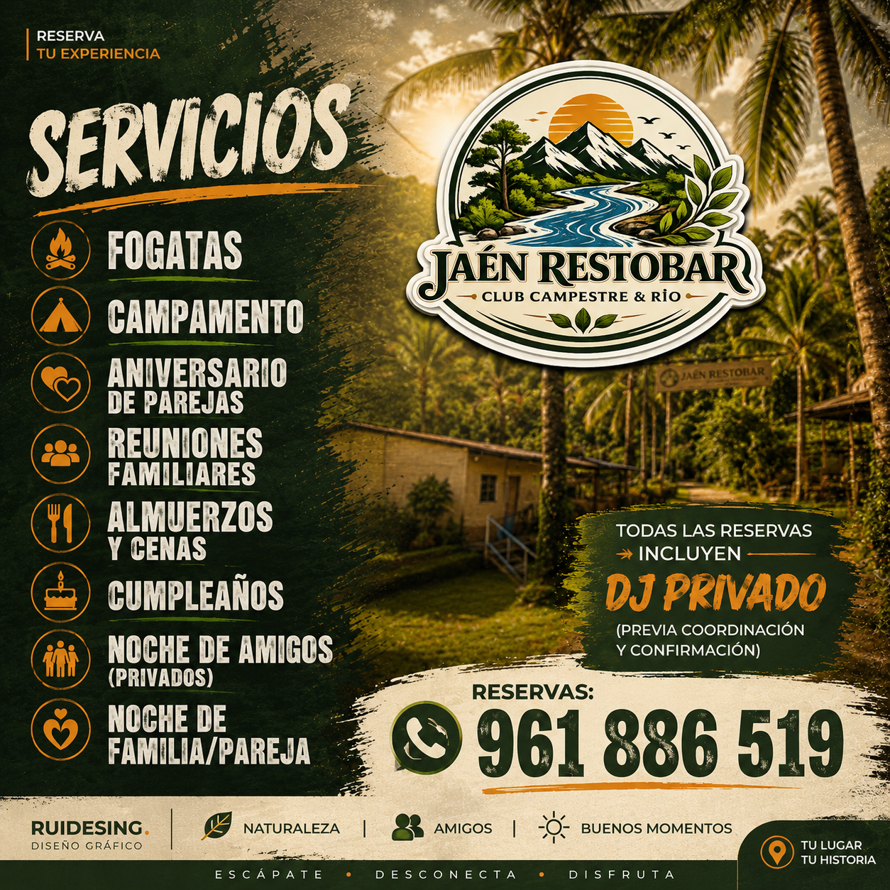 Afiche: Servicios & DJ Privado